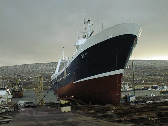 Stálvík SI 1 í slipp 2001