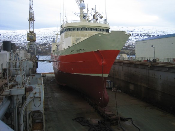 Í flotkvínni á Akureyri