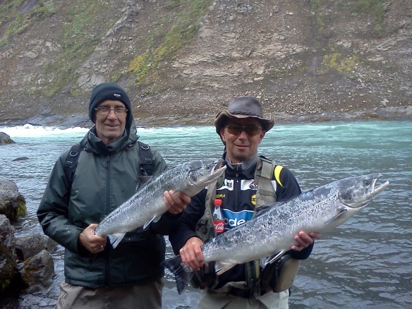 Skjálfandafljót júlí 2012 ég og Robbi