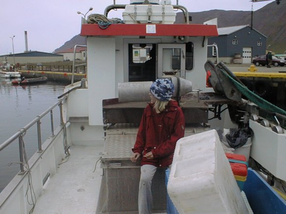 Lagst að bryggju eftir velheppnaða veiðiferð