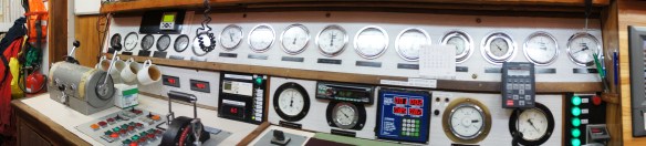 Panorama úr vaktklefa