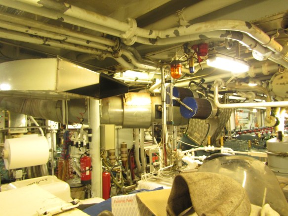 Horft fram yfir vélar