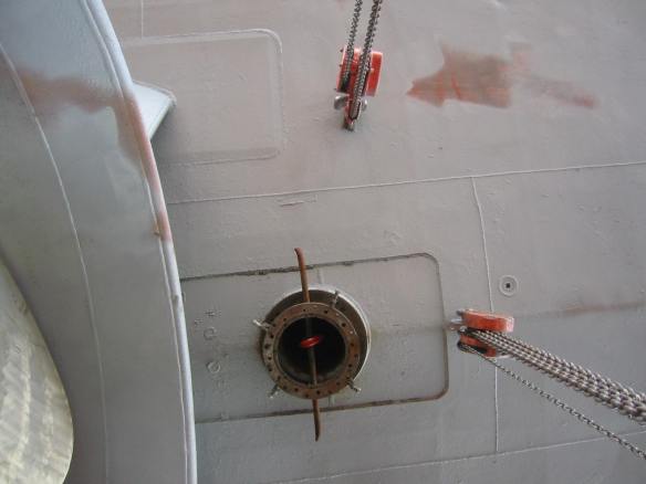 Gatið fyrir stýrisstammann