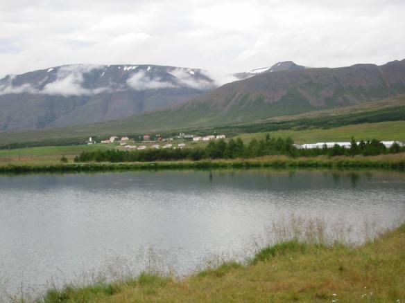 Ágúst 2009 Hólatjörn í Hjaltadal