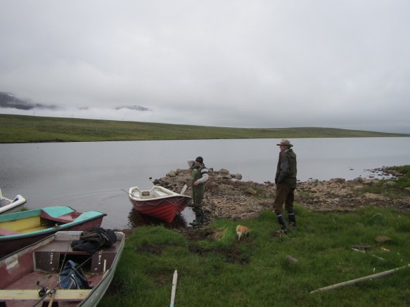 Fengum bát lánaðann á Sauðanesi
