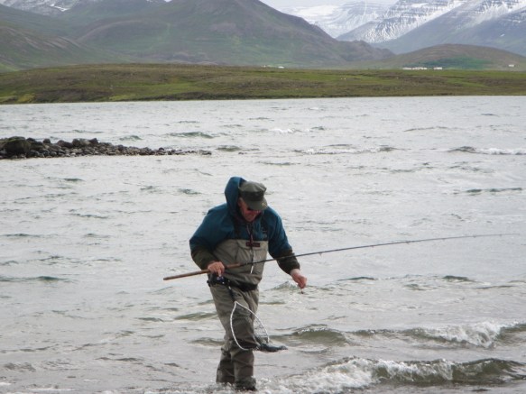 Ekki var veiðin mikil en skemmtilegt samt