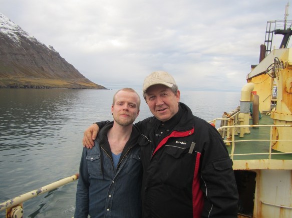 Þórður vélstjóri og Jói afleysinga kokkur