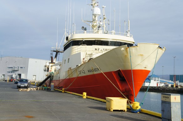 Mánabergið í höfn í Reykjavík