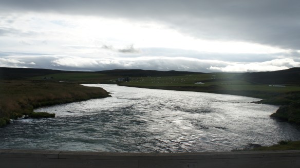 Núpasvæðið fyrir neðan Fossbrún.