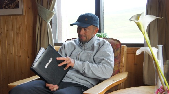 Róbert í veiðihúsinu