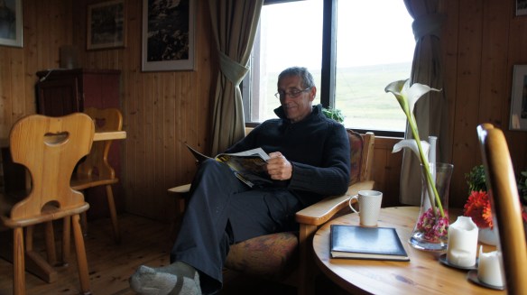 Ég í veiðihúsinu