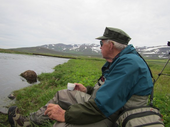 Coffee on the riverbank