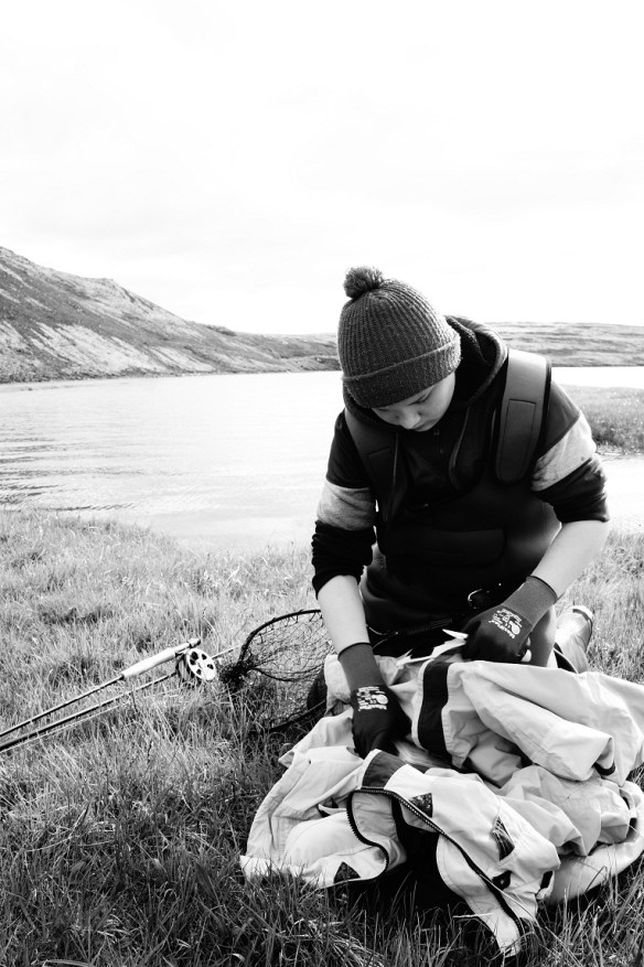 Viku veiðiferð í júní 2012 - Dagur 1 20. júní Langavatn