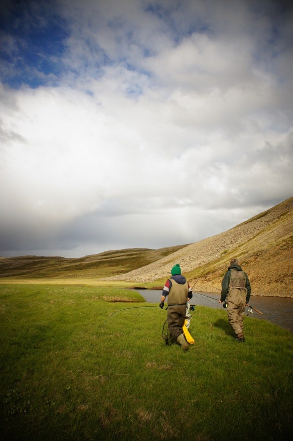 Viku veiðiferð í júní 2012 - Dagur 1 20. júní Langavatn