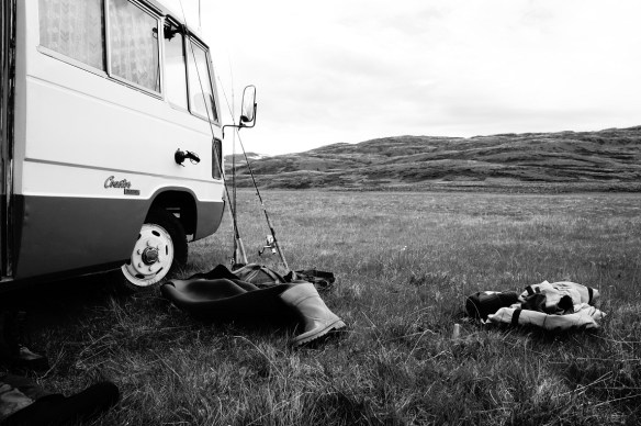 Viku veiðiferð í júní 2012 - Dagur 1 20. júní Langavatn