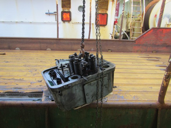 27. janúar 2014 vélarupptekt dagur 1