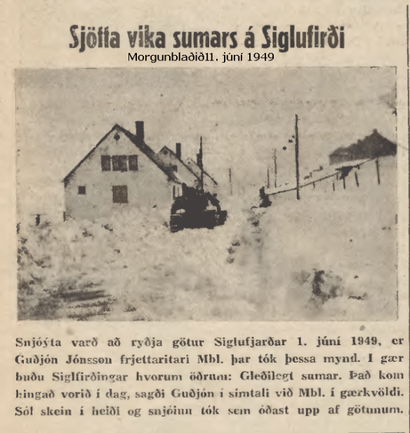 Siglufjörður í júní 1949