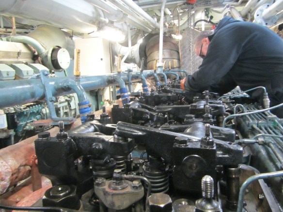 Vélarupptekt dagur 6 - 1. febrúar 2014