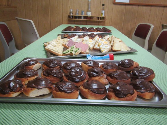 Haðborð með kaffinu.