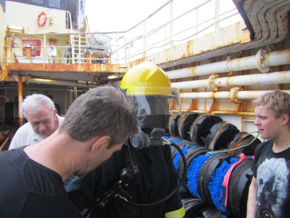 Brunaæfing á landstými 24. mars - 25