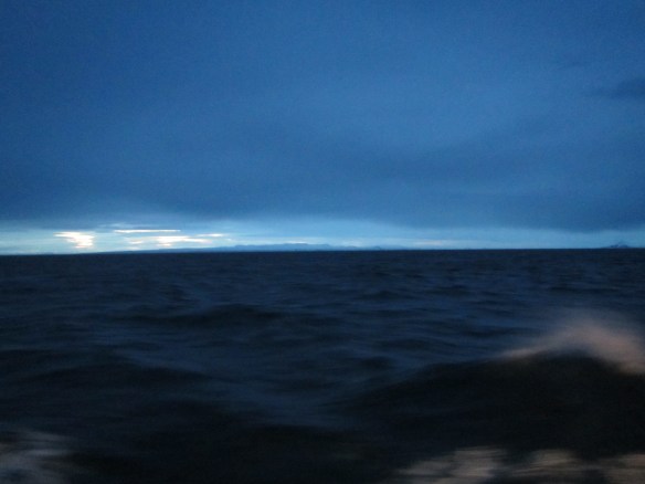 Landsýn á stíminu.