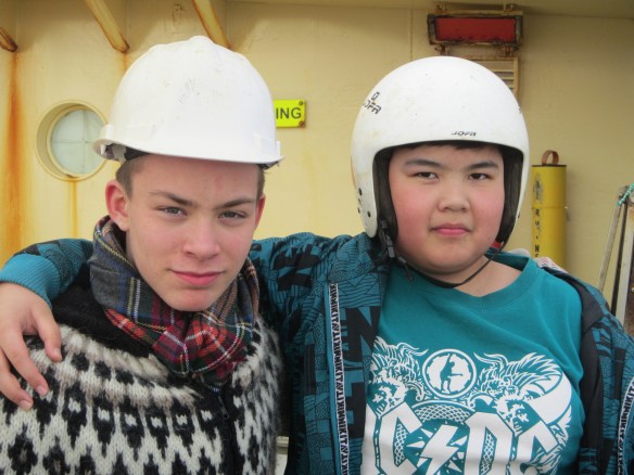 Tveir snillingar Óskar og Kiddi.