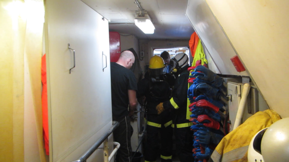 Brunaæfing á landstými 24. mars - 23