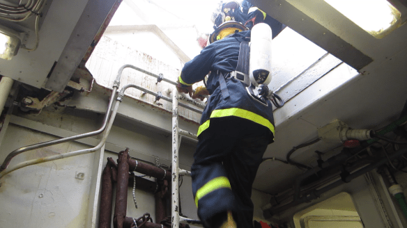 Brunaæfing á landstými 24. mars - 15