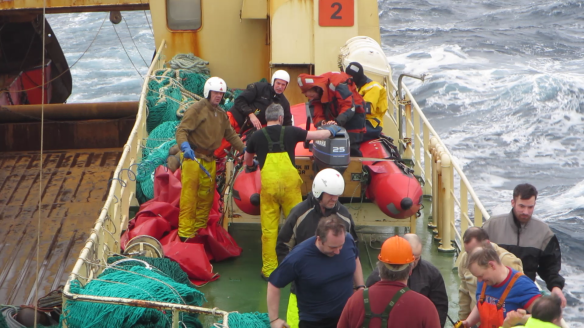 Brunaæfing á landstými 24. mars 1