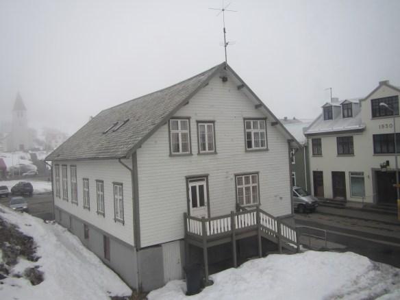 Sérkennilegt veður 1. apríl.