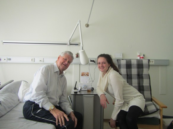 Gunni Jó á spítalanum