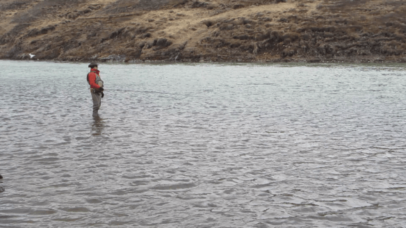 Vorveiði í Blöndu 22.04.2014