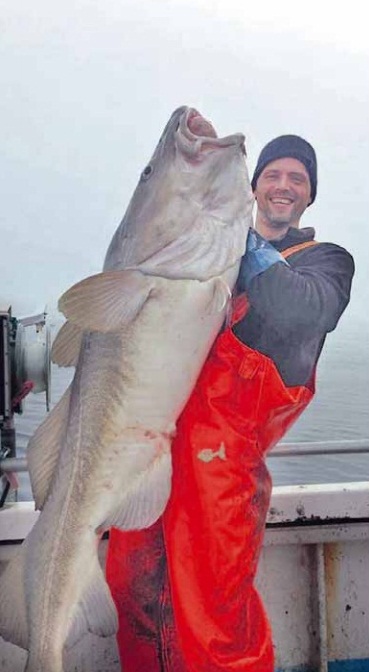 40 kg Þorskur á handfæri.  