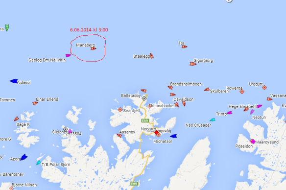 Á leið í Barentshafið