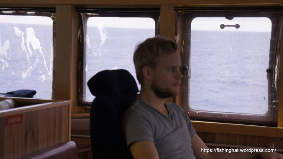 Stefán á stímvakt.