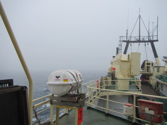 Rússneska lögsagan júní 2014. Sigling dagur 2. Lítið útsýni.