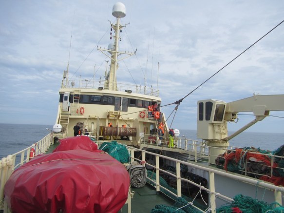 Æfing, klárir í bátana 5.06.2014