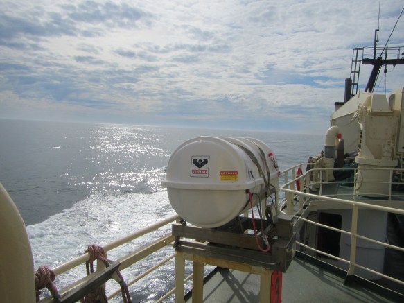 Æfing, klárir í bátana 5.06.2014