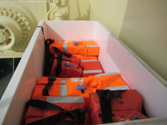 Æfing, klárir í bátana 5.06.2014