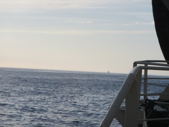 Á leið í punktinn í rússnesku lögsogunni, dagur 5.