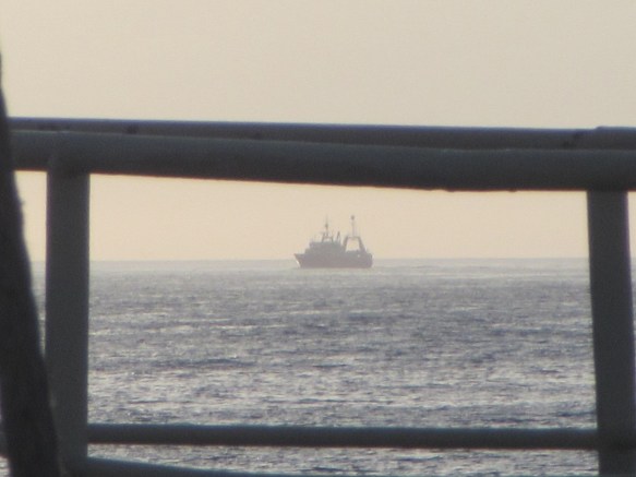 Á leið í punktinn í rússnesku lögsögunni, dagur 5.