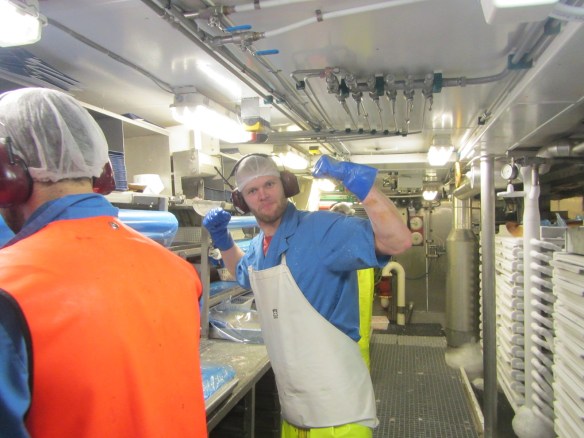 12. júní. Nokkrar myndir úr vinnslunni.