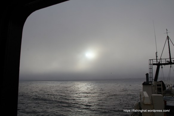 Rússneska landhelgin kvödd og siglt heim á leið.