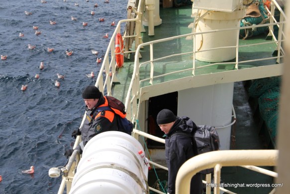 Michail á leiðinni heim.