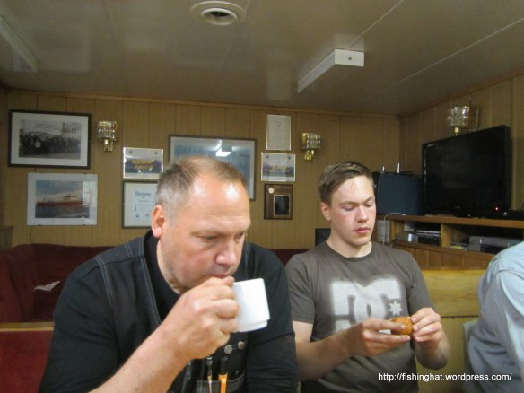 Feðgernir Ási og Kári.