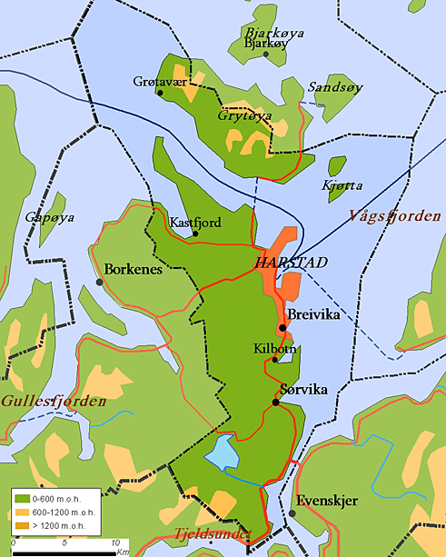 Toppen mountain on Grytøya